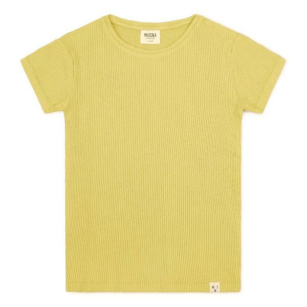 オーガニックコットン キッズリブＴシャツ(半袖)