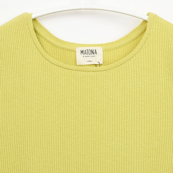 オーガニックコットン リブＴシャツ(半袖)