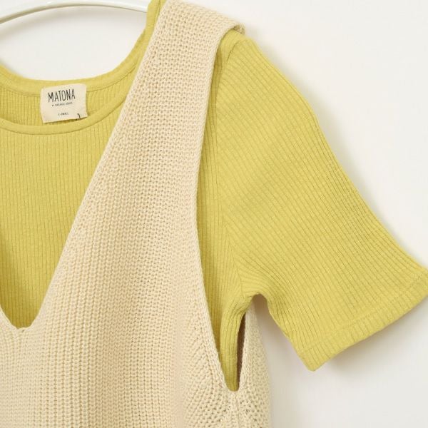 オーガニックコットン リブＴシャツ(半袖)