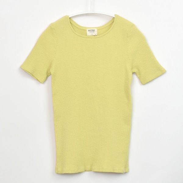 オーガニックコットン リブＴシャツ(半袖)