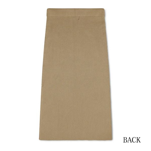オーガニックコットン サイドスリットスカート