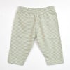 オーガニックコットン ベビーカプリレギンスFineStripe