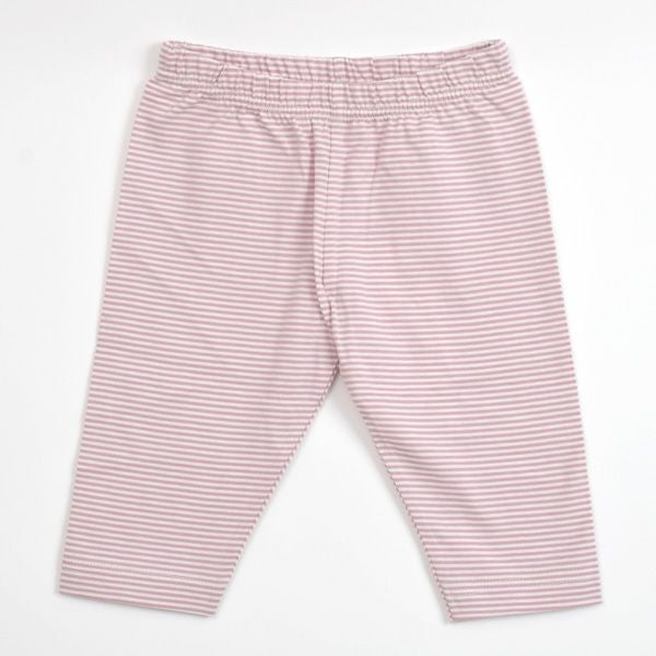 オーガニックコットン キッズカプリレギンスFineStripe