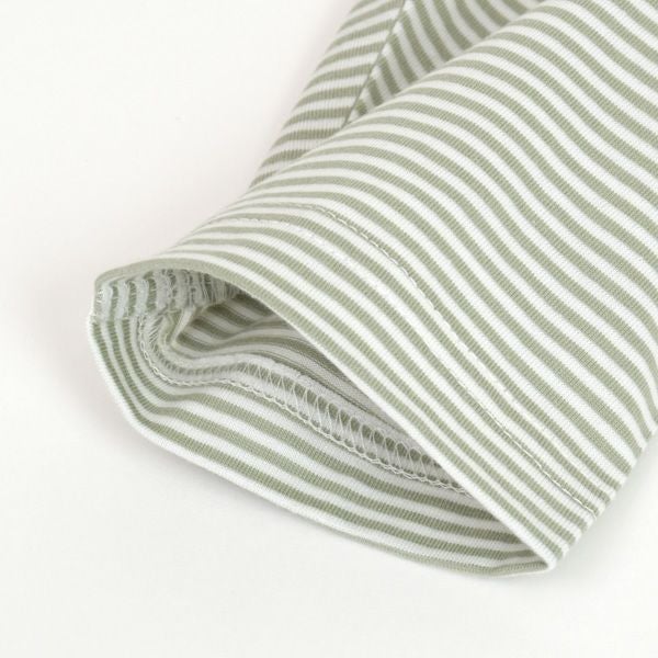 オーガニックコットン キッズカプリレギンスFineStripe