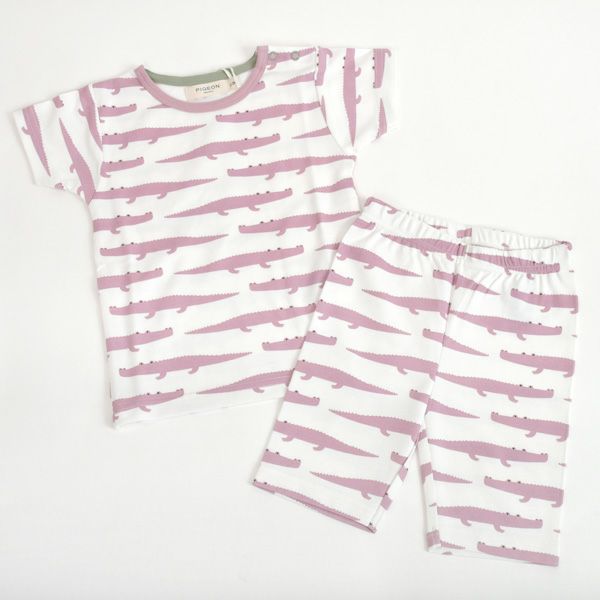 オーガニックコットン キッズパジャマ(半袖)Crocs