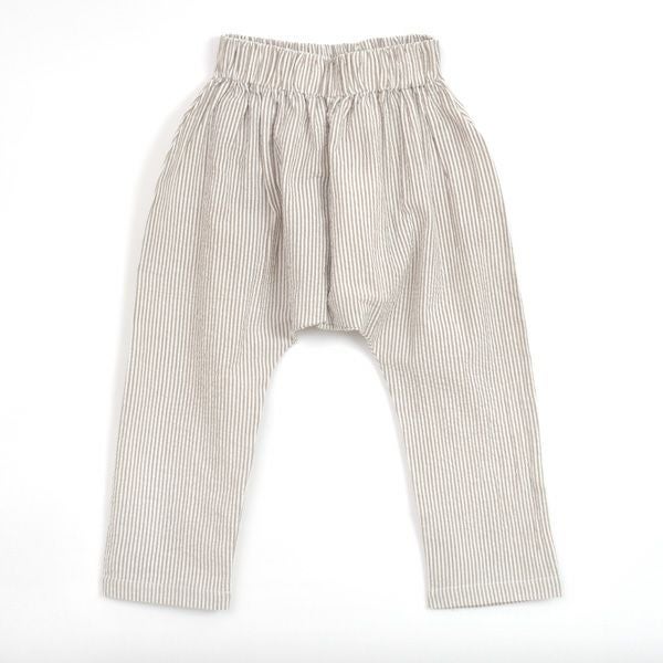 オーガニックコットン キッズシアサッカーバギーパンツ