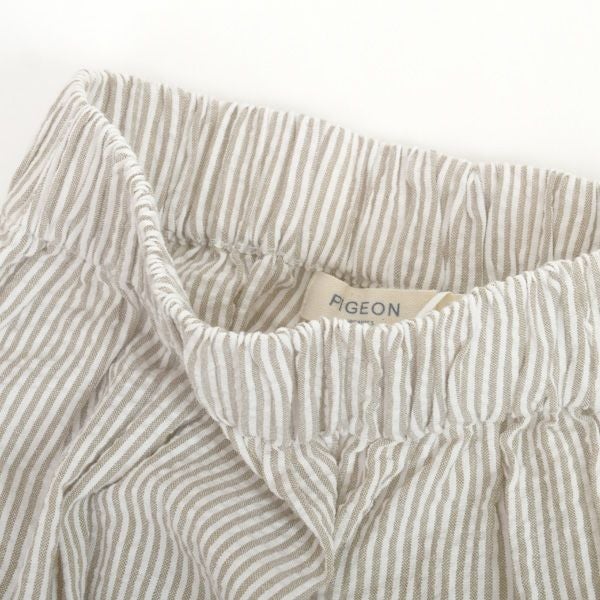 オーガニックコットン キッズシアサッカーバギーパンツ