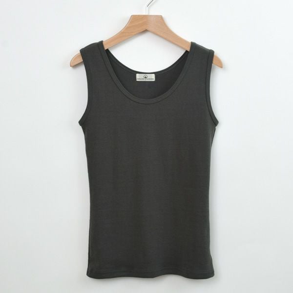 オーガニックコットン 五倍子染めタンクトップ