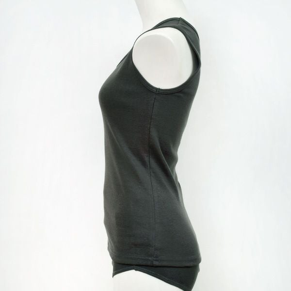 オーガニックコットン 五倍子染めタンクトップ