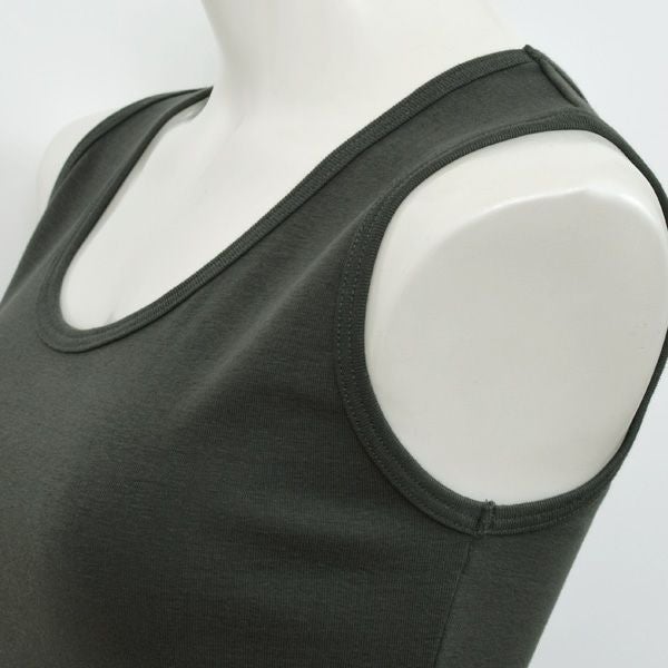 オーガニックコットン 五倍子染めタンクトップ