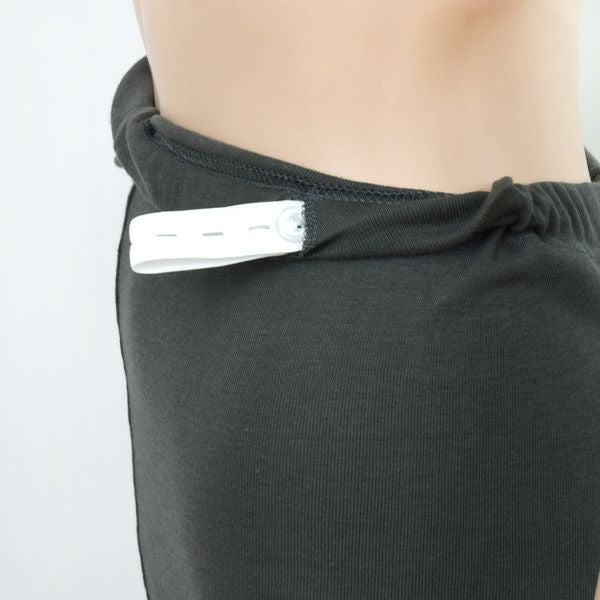 オーガニックコットン マタニティ五倍子染めレギンス