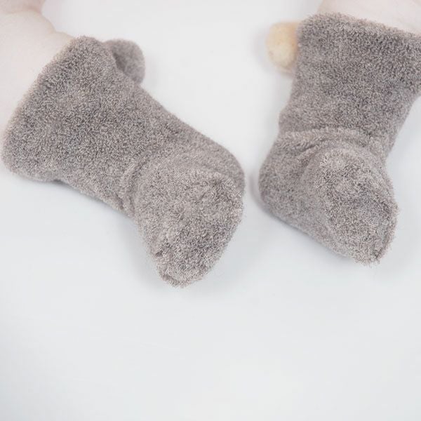 オーガニックコットン＆ヤクパイルソックス | オーガニックコットンの