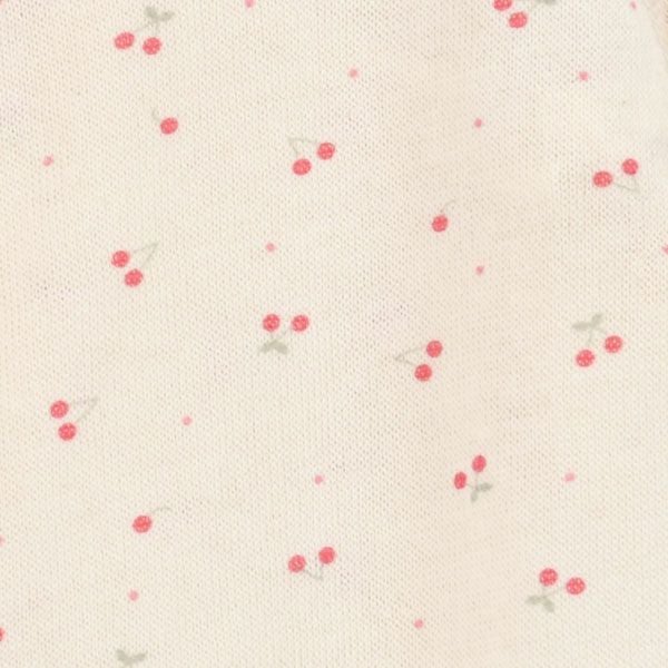 オーガニックコットン ベビー吊天竺ツーウェイドレス さくらんぼ