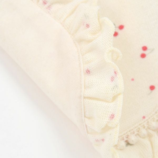 オーガニックコットン ベビー吊天竺スタイ さくらんぼ