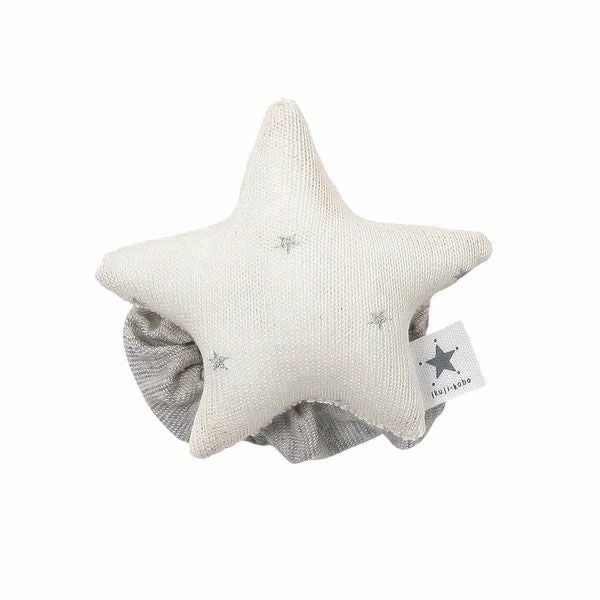 オーガニックコットン ベビー吊天竺リストバンド シルバースター