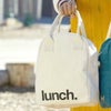 オーガニックコットン ジッパーランチバッグ