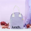 オーガニックコットン ジッパーランチバッグ