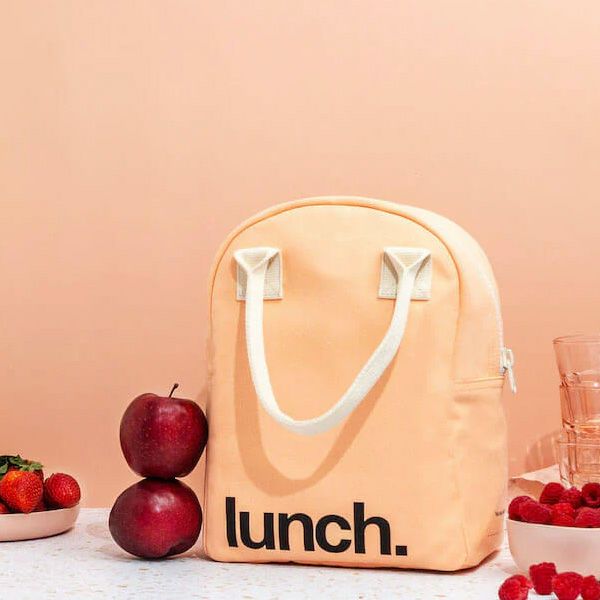 オーガニックコットン ジッパーランチバッグ
