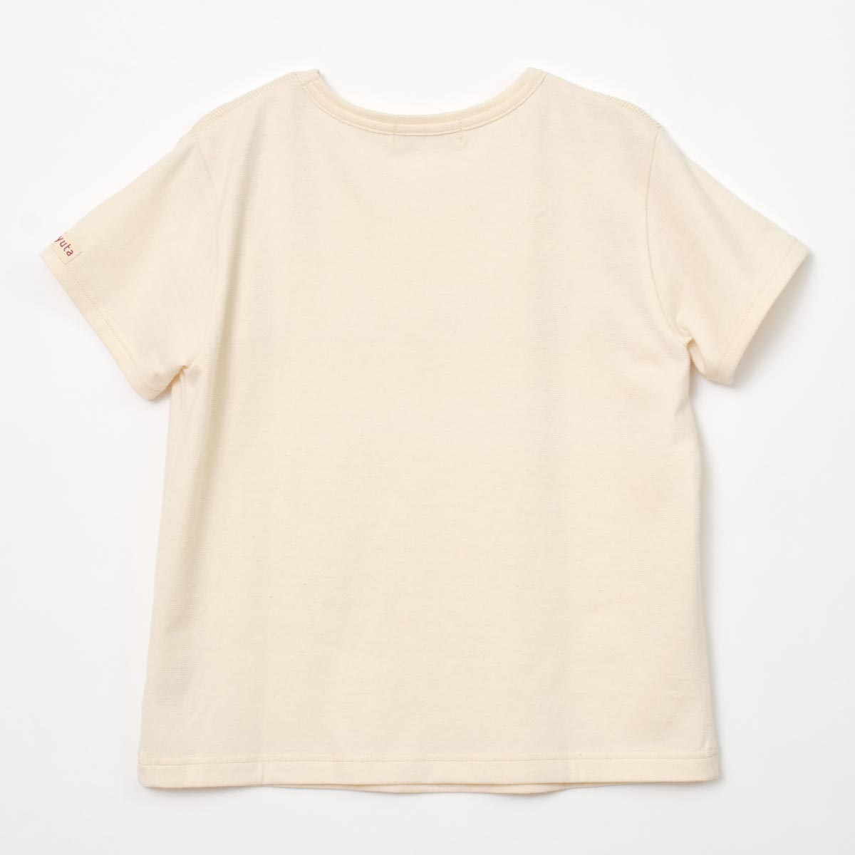 オーガニックコットン キッズワッフル切替半袖Tシャツ