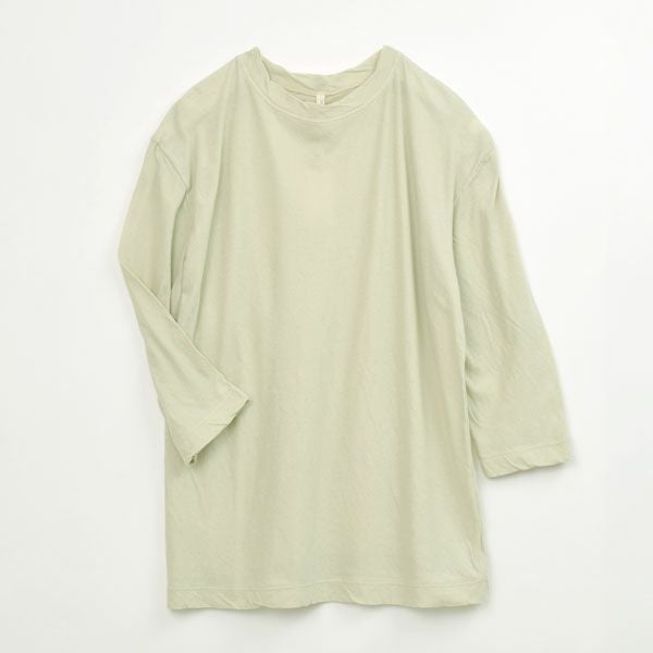オーガニックコットン 薄地天竺 7分袖カットソー