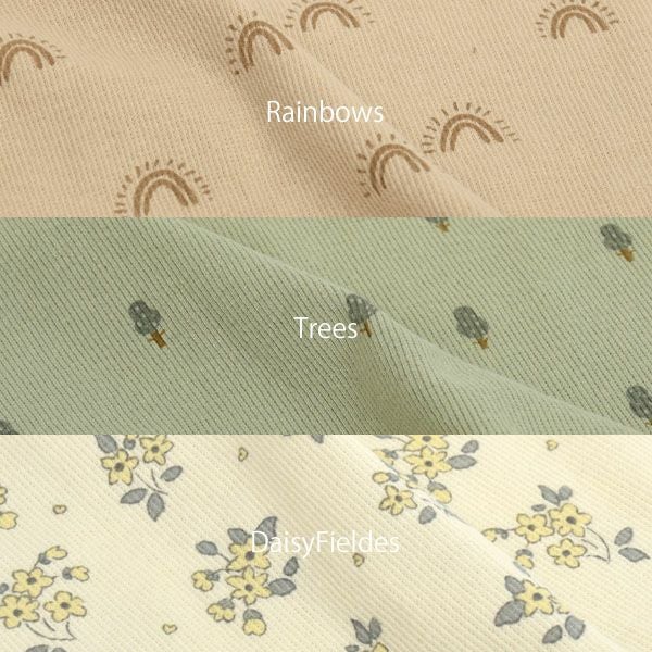 オーガニックコットン ベビー結びガウン＆帽子