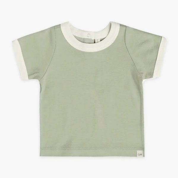 オーガニックコットン ベビーリンガーTシャツ | オーガニックコットン