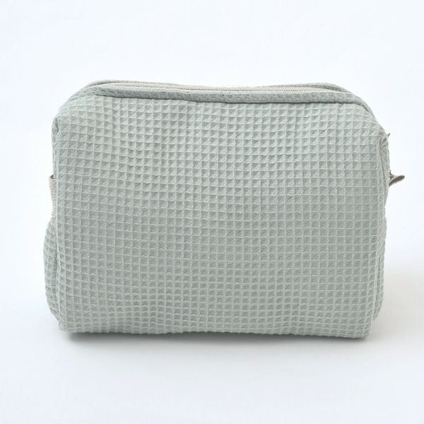 オーガニックコットン トイレタリーポーチ CAMILA ワッフル