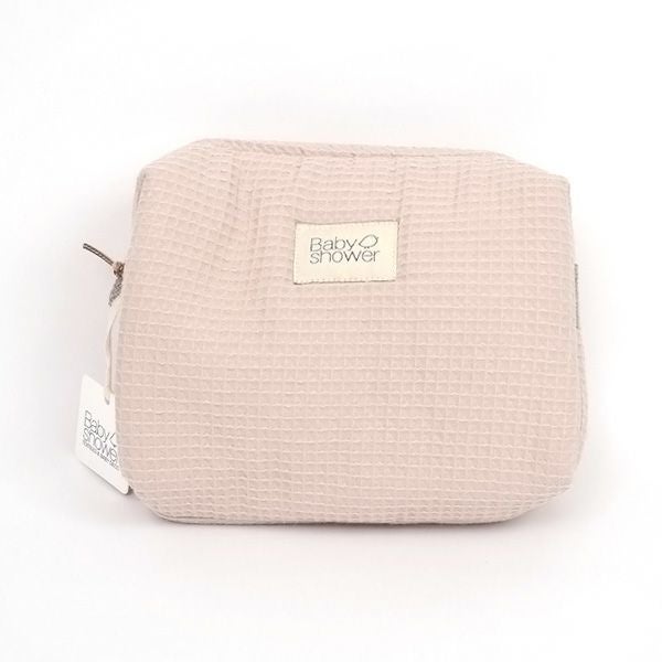 オーガニックコットン トイレタリーポーチ CAMILA ワッフル