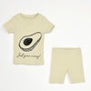 オーガニックコットン ベビーパジャマセット Avocado