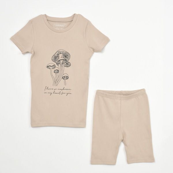 オーガニックコットン キッズパジャマセット Mushroom