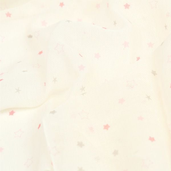 オーガニックコットン ベビー知多木綿ガーゼハンカチ2枚入 金平糖