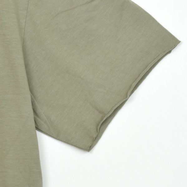 オーガニックコットン メンズ天竺カットオフTシャツ(半袖)