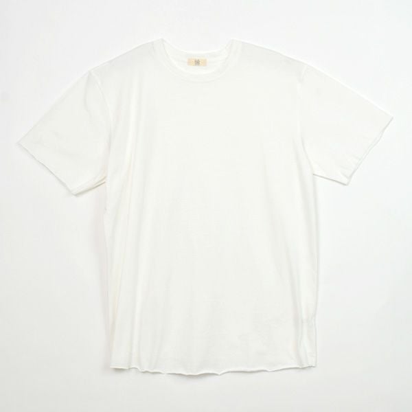 オーガニックコットン メンズ天竺カットオフTシャツ(半袖)