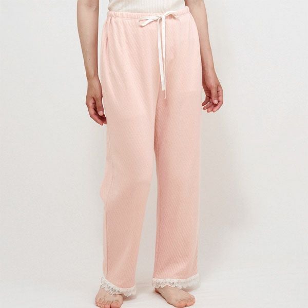 オーガニックコットン スズランレースパンツ