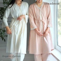 オーガニックコットン スズランギャザードレス