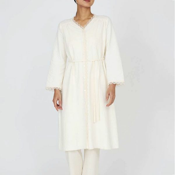 オーガニックコットン スズランギャザードレス