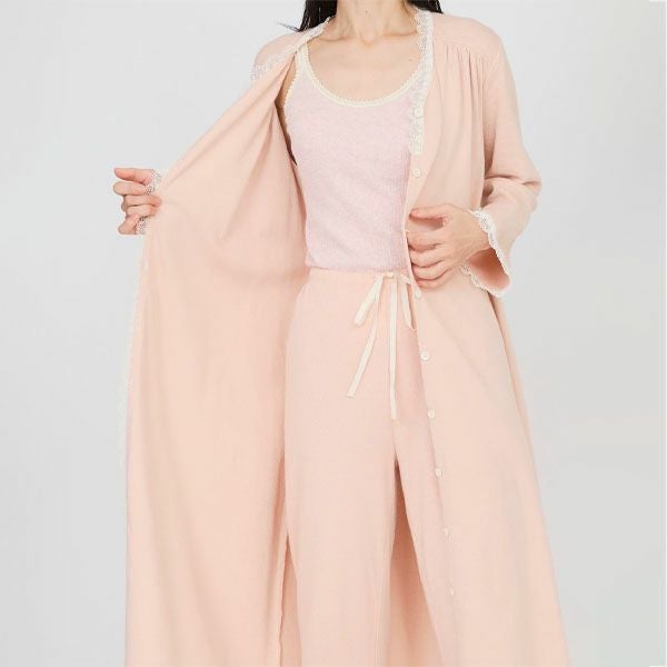 オーガニックコットン スズランギャザードレス