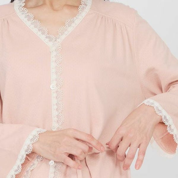 オーガニックコットン スズランギャザードレス