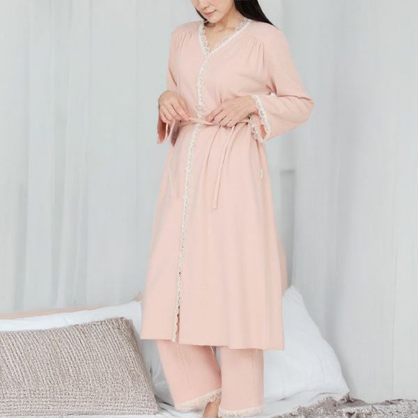 オーガニックコットン スズランギャザードレス