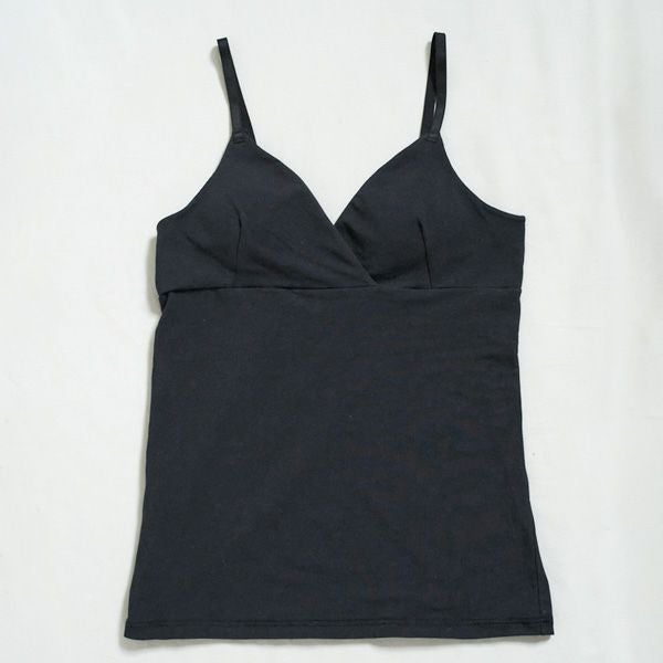 オーガニックコットン コンフォートカシュクールカップ付キャミ