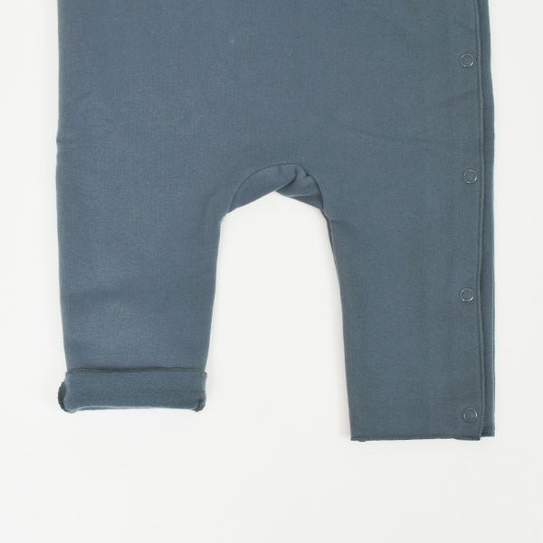 オーガニックコットン ベビーラウンドネックカバーオール(長袖)