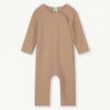 オーガニックコットン ベビーラウンドネックカバーオール(長袖)