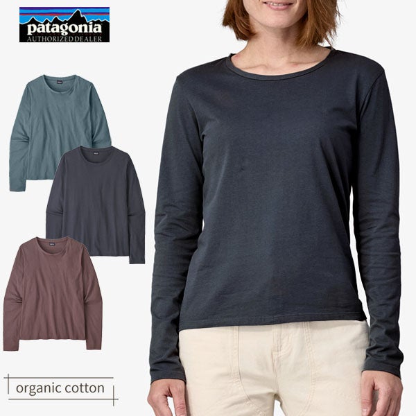 オーガニックコットン ウィメンズ・リジェネラティブ・サーティファイド・ロングスリーブ・ティー