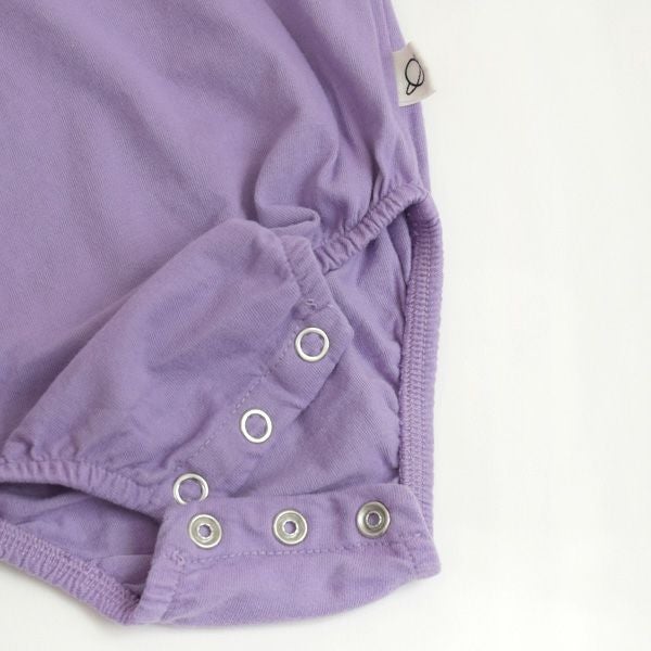 オーガニックコットン ベビーベーシックフリルカラーボディスーツ(長袖)