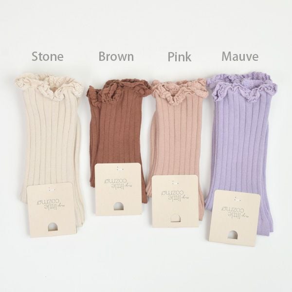 オーガニックコットン キッズコンフォートレースソックス