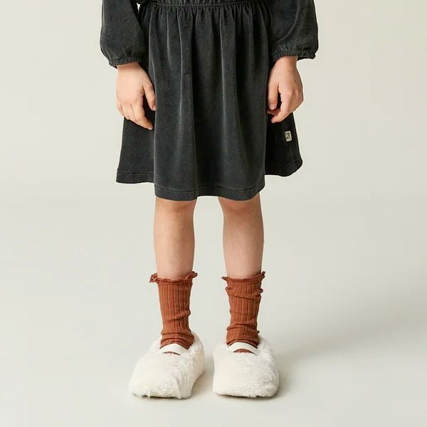 オーガニックコットン キッズコンフォートレースソックス