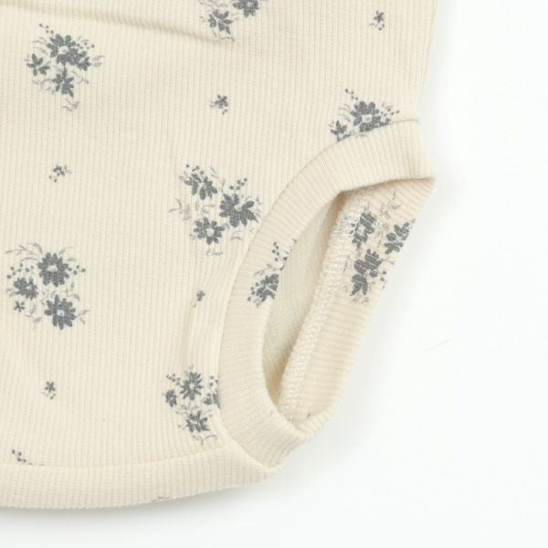 オーガニックコットン ベビーリブロングスリーブドレス＆ブルマ