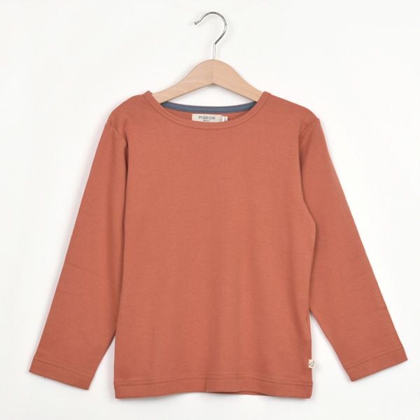 オーガニックコットン キッズプレーンTシャツ(長袖)