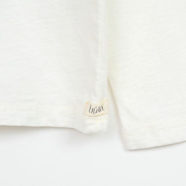 オーガニックコットン キッズポケット付きＴシャツ(長袖)