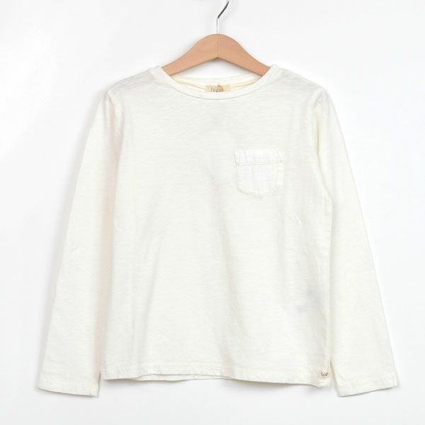 オーガニックコットン キッズポケット付きＴシャツ(長袖)